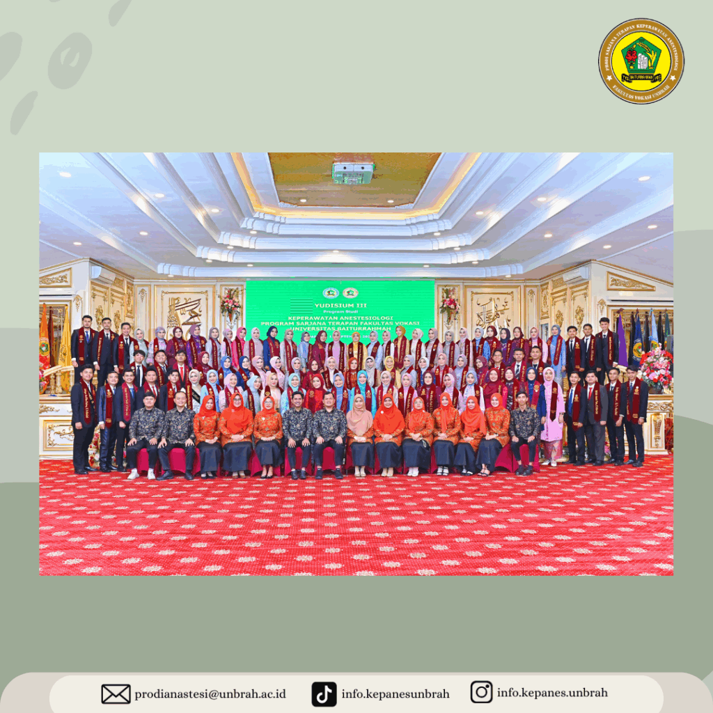 Yudisium III Prodi Keperawatan Anestesiologi Universitas Baiturrahmah
